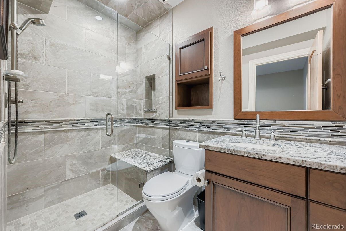 Bathroom, Glass Shower, Interior