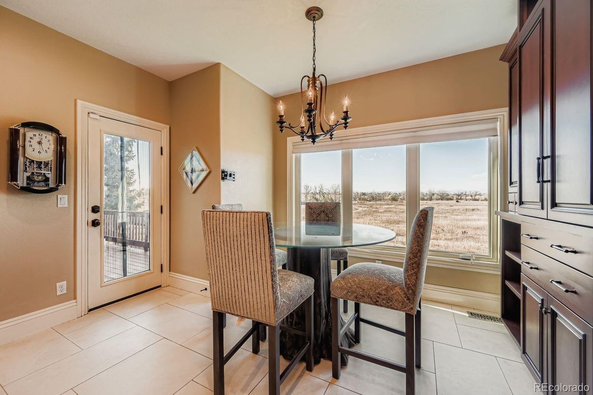 Chandelier, Dining room, Interior