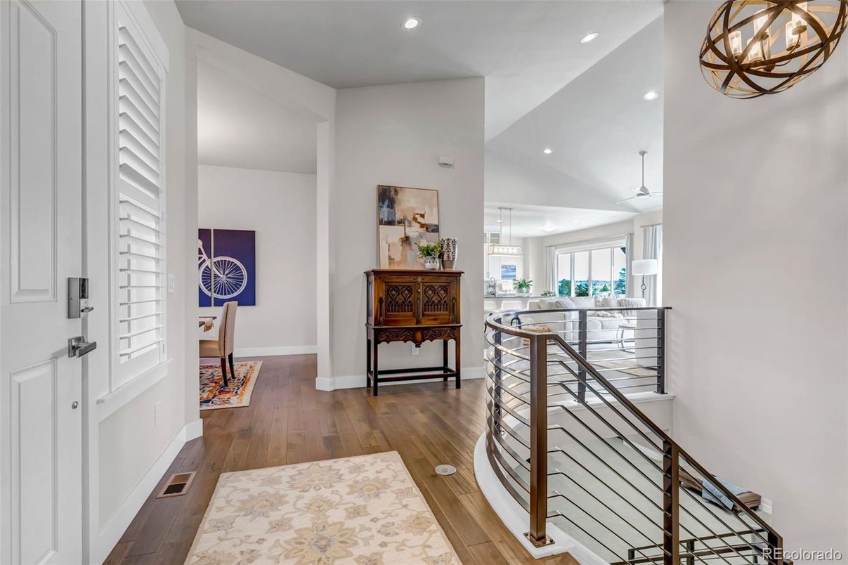 Interior, Pendant Lights, Recessed Lighting, Wood Texture Flooring