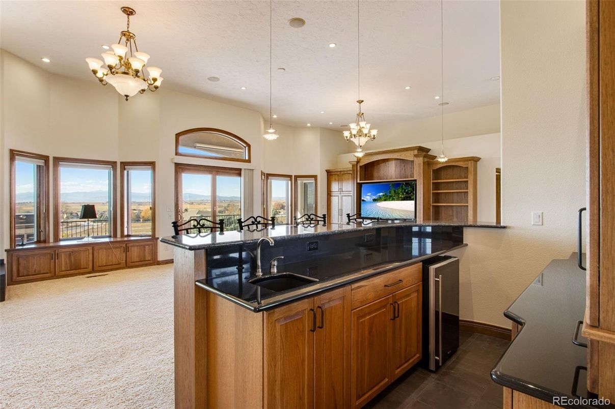 Chandelier, Interior, Kitchen, Pendant Lights, Recessed Lighting