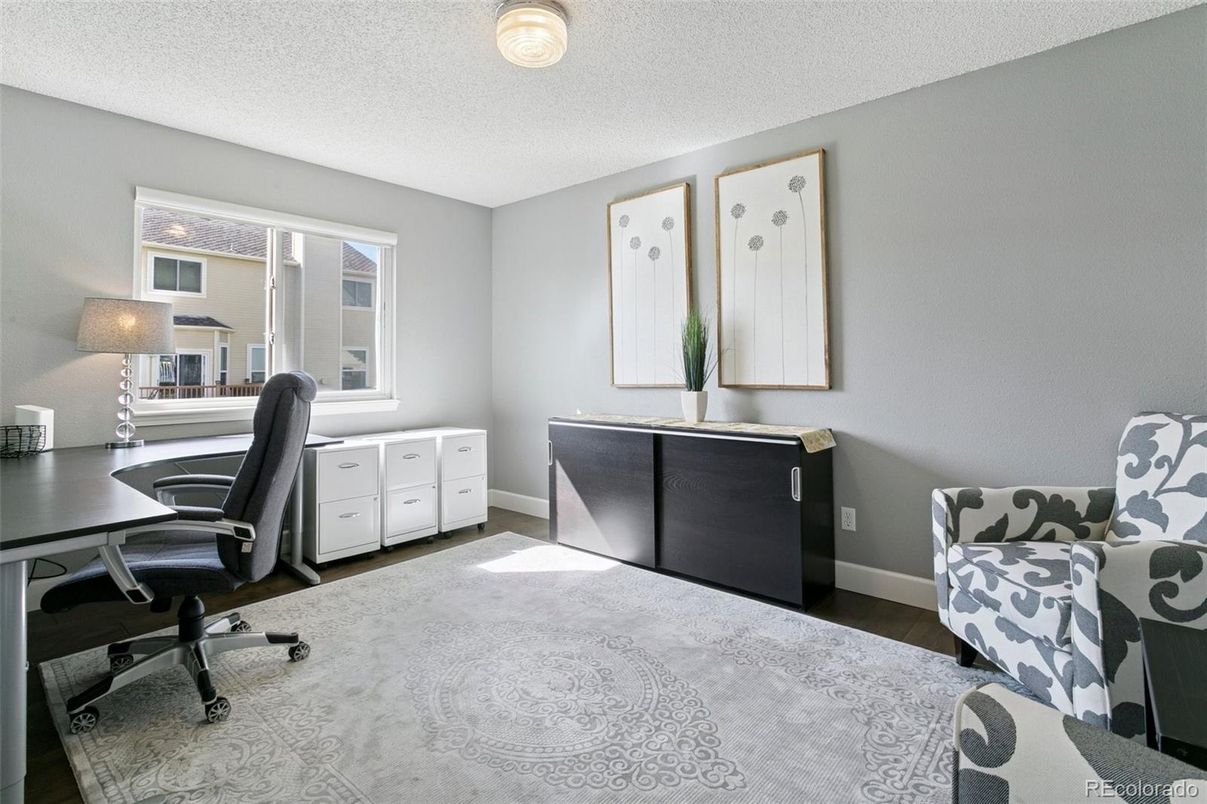 Home Office, Interior, Wood Texture Flooring