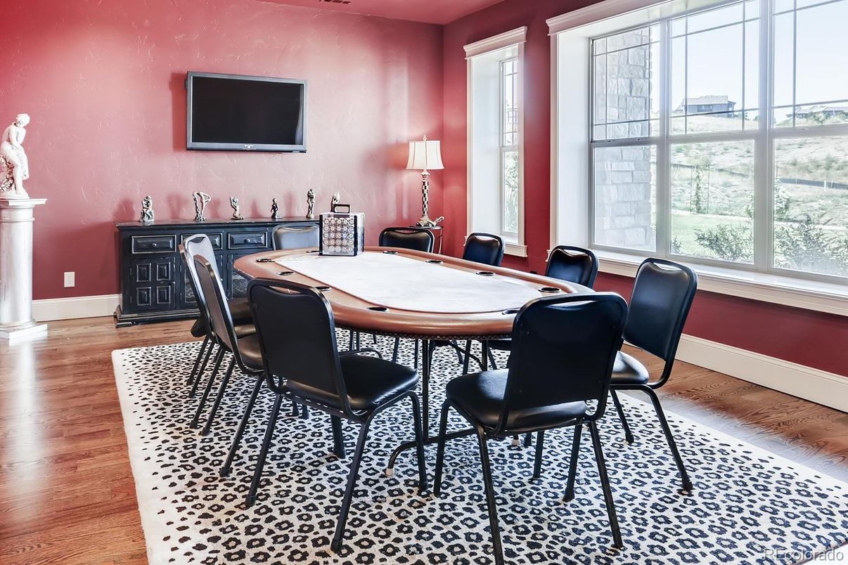 Dining room, Interior, Wood Texture Flooring