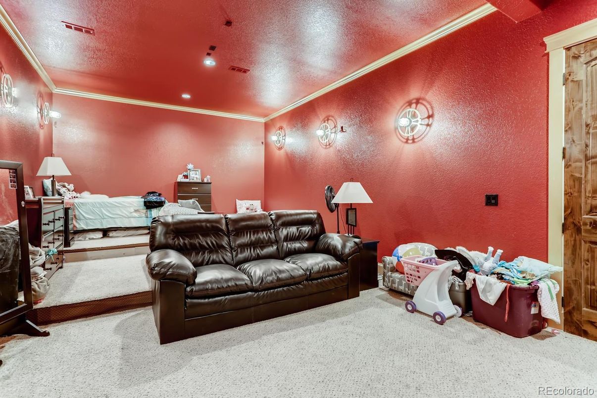 Bedroom, Interior, Recessed Lighting