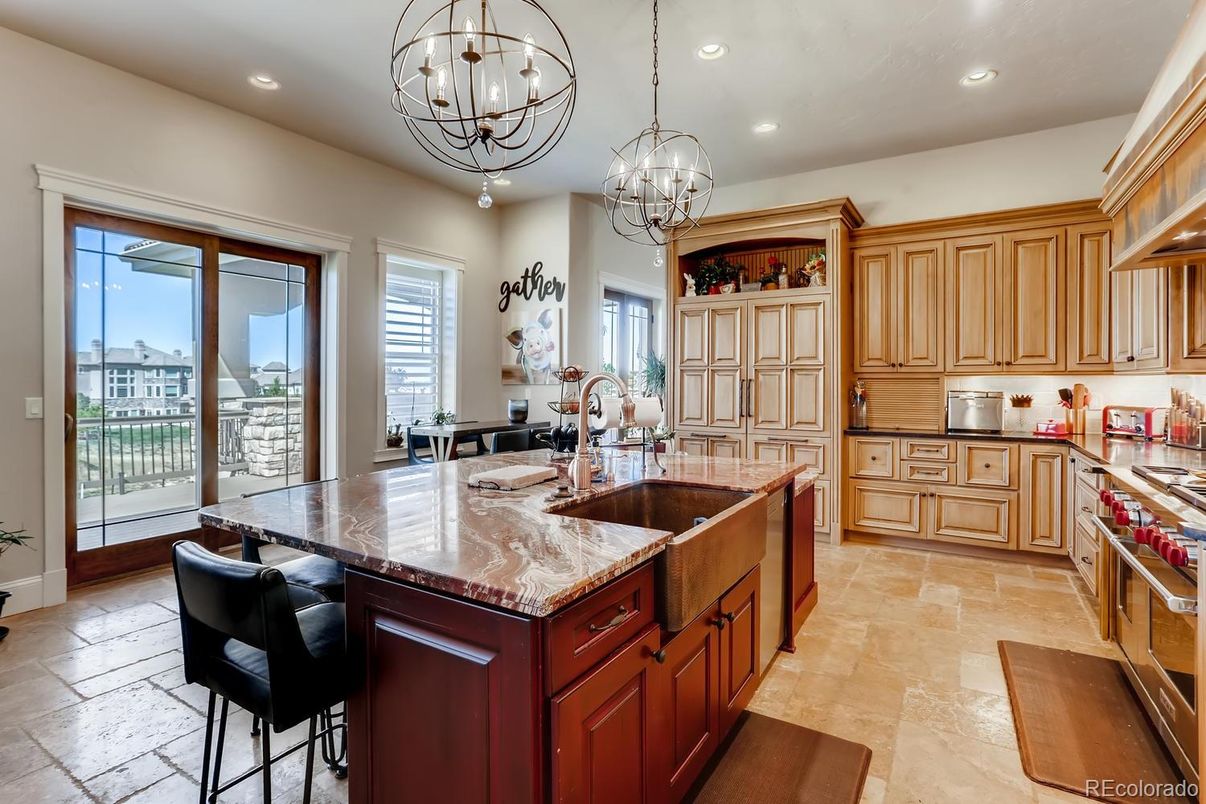 Chandelier, Interior, Kitchen, Pendant Lights, Recessed Lighting