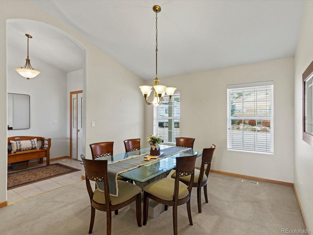 Chandelier, Dining room, Interior, Pendant Lights