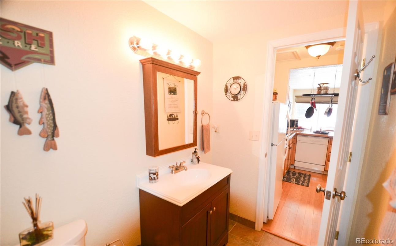 Bathroom, Interior, Wood Texture Flooring