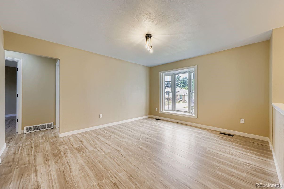 Empty room, Interior, Wood Texture Flooring