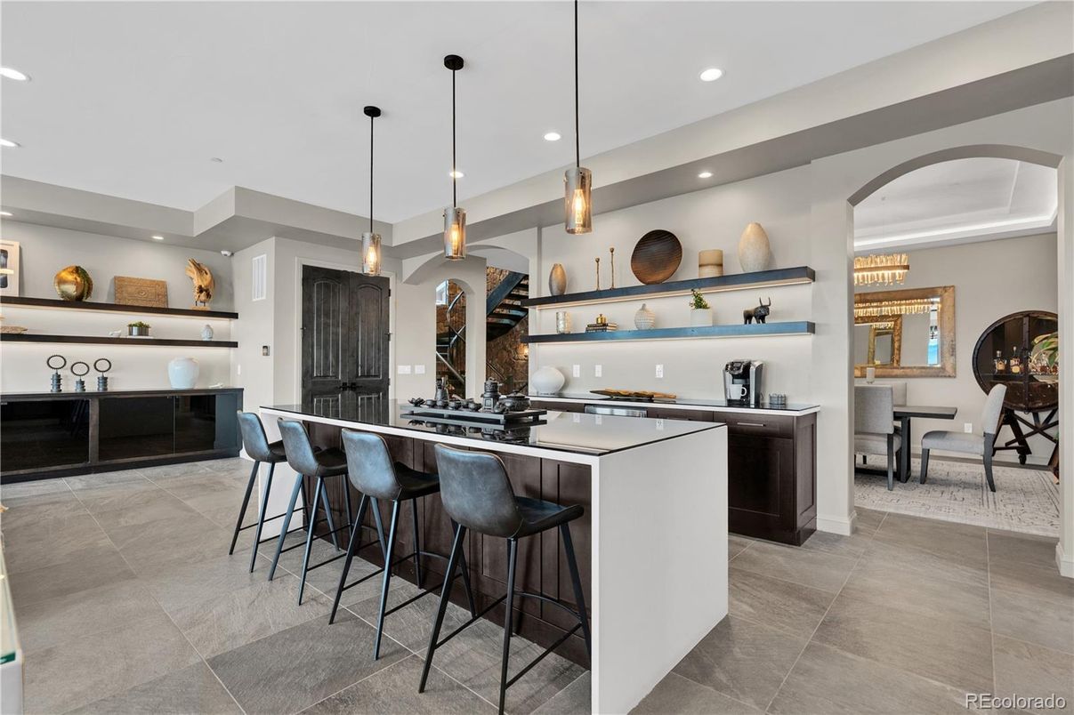 Interior, Kitchen, Pendant Lights, Recessed Lighting