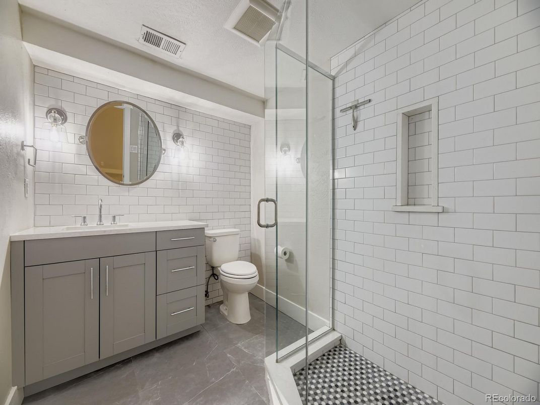 Bathroom, Glass Shower, Interior