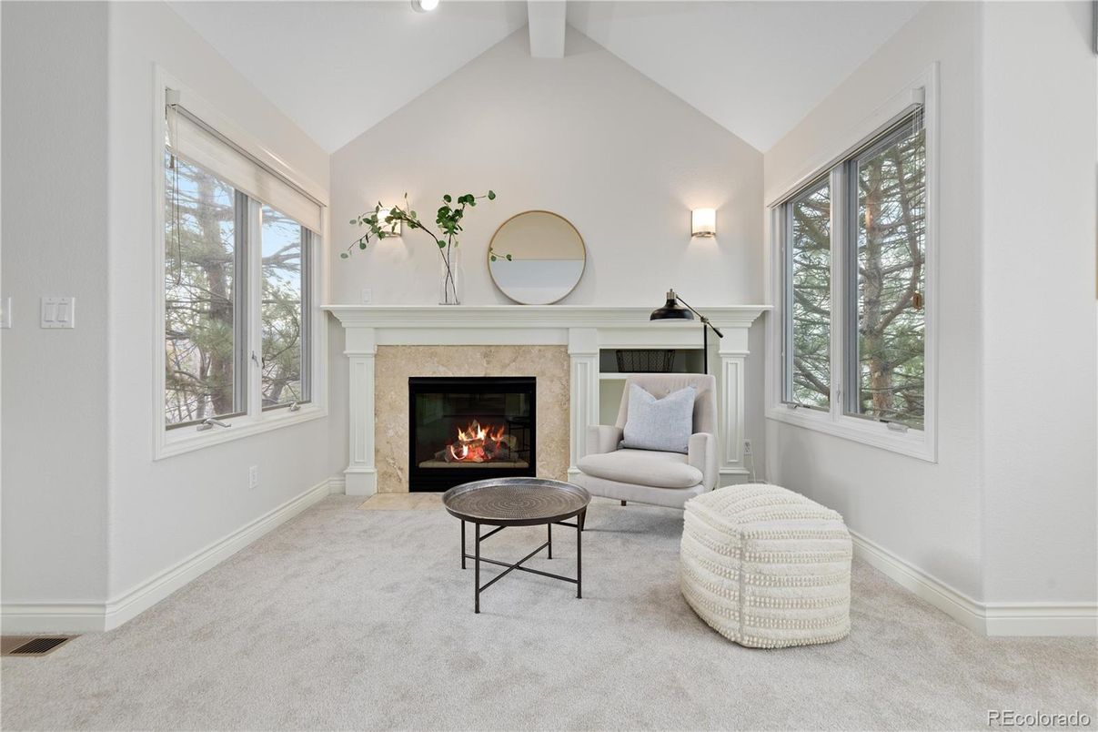 Fireplace, Interior, Recessed Lighting