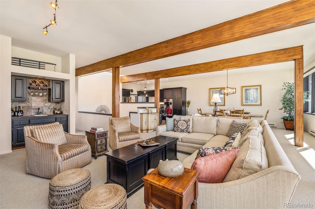 Dining room, Interior, Kitchen, Living room, Pendant Lights