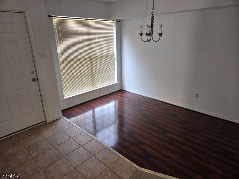 Chandelier, Empty room, Interior, Wood Texture Flooring