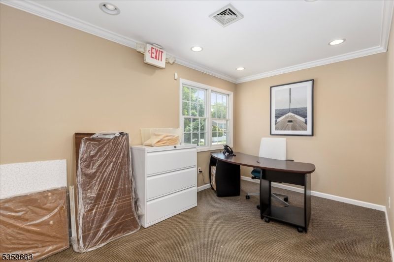 Home Office, Interior, Recessed Lighting