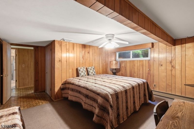 Bedroom, Interior, Wooden Walls