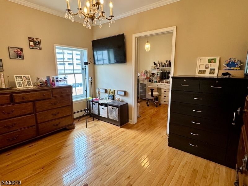Chandelier, Interior, Wood Texture Flooring