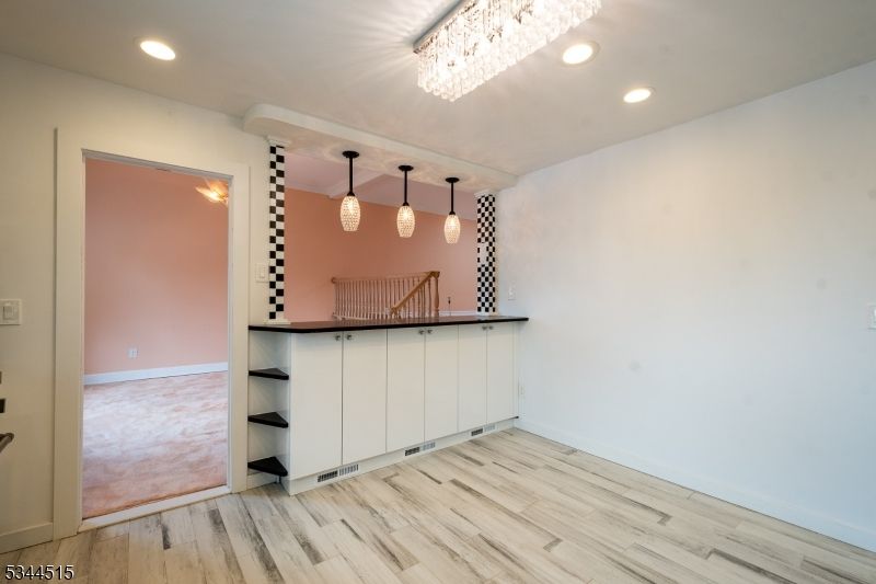 Chandelier, Interior, Pendant Lights, Recessed Lighting, Wood Texture Flooring