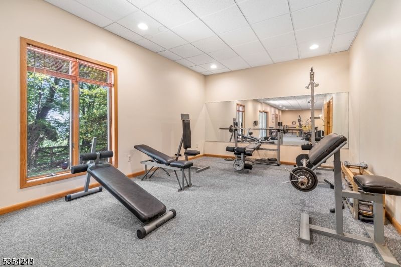 Fitness Equipment, Interior, Recessed Lighting