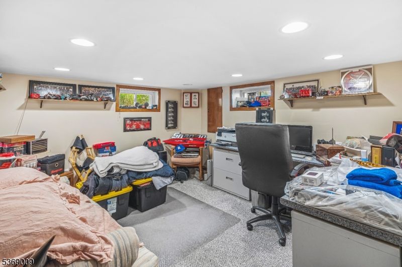 Home Office, Interior, Recessed Lighting