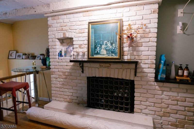 Fireplace, Interior, Stone Walls