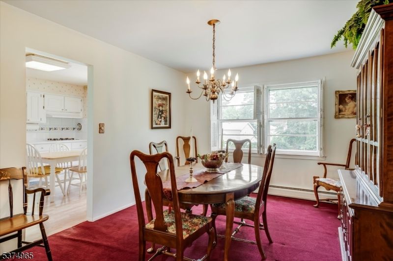 Chandelier, Dining room, Interior