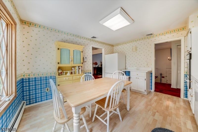 Dining room, Interior, Wood Texture Flooring