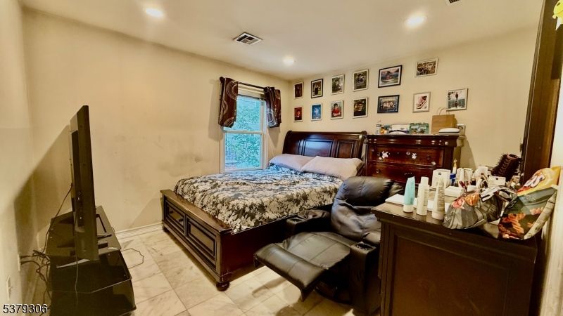 Bedroom, Interior, Marble, Recessed Lighting