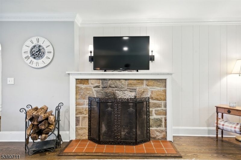 Fireplace, Interior, Wood Texture Flooring