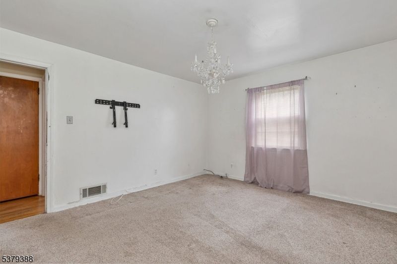 Chandelier, Empty room, Interior