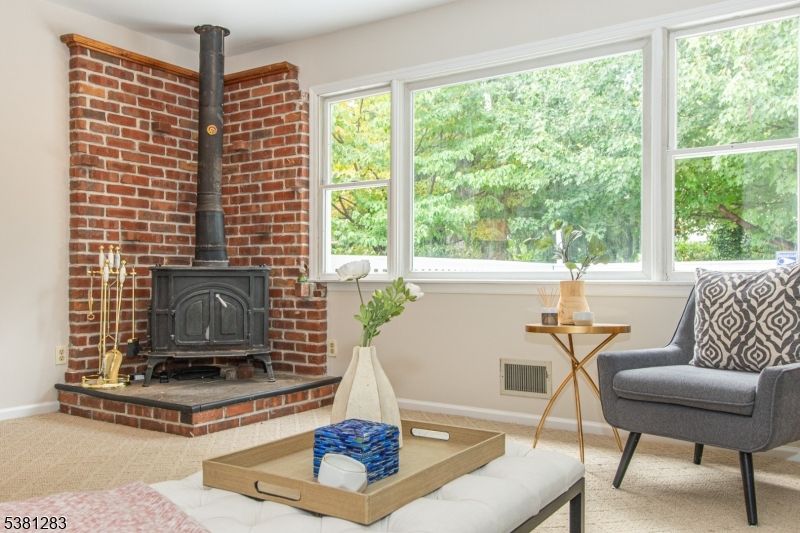 Fireplace, Interior, Stone Walls