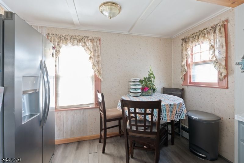 Dining room, Interior, Wood Texture Flooring