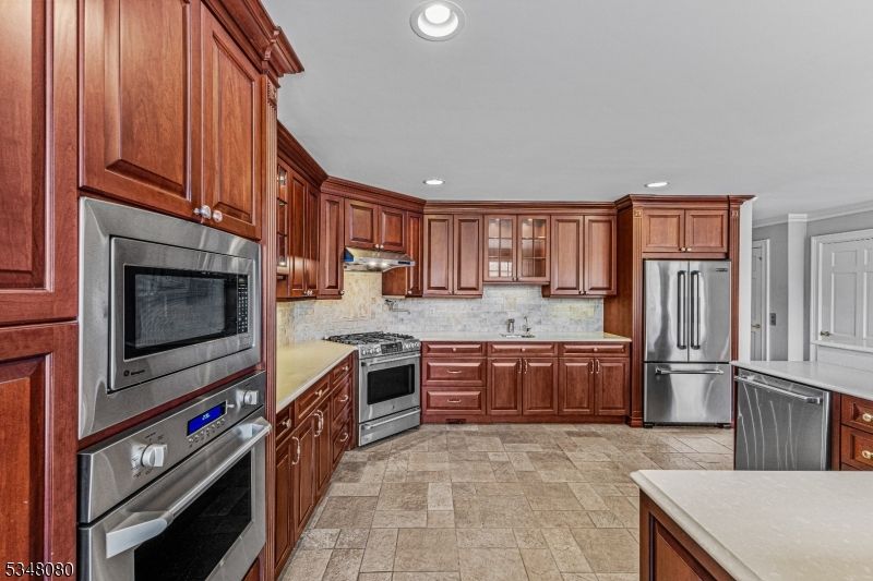 Interior, Kitchen, Recessed Lighting, Stainless Steel Appliances