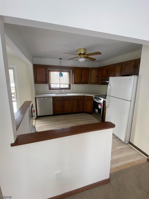 Interior, Kitchen, Wood Texture Flooring