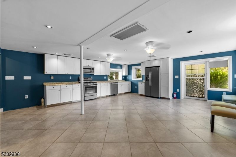 Interior, Kitchen, Recessed Lighting, Stainless Steel Appliances