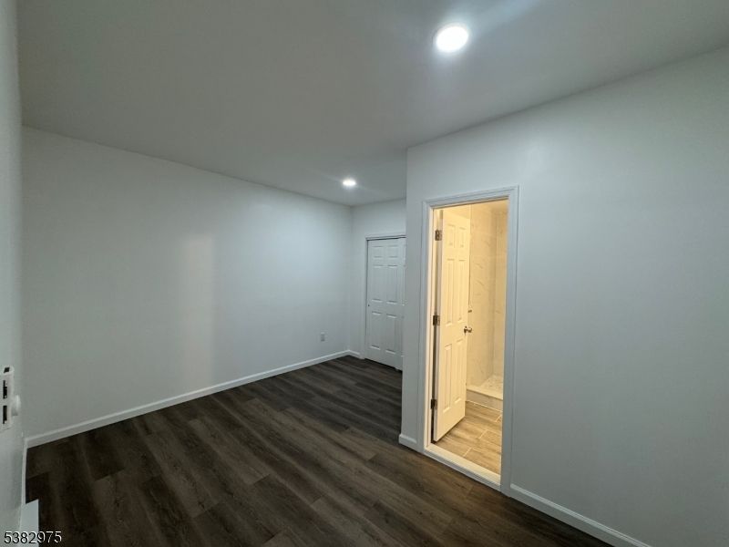 Bathroom, Empty room, Interior, Recessed Lighting, Wood Texture Flooring
