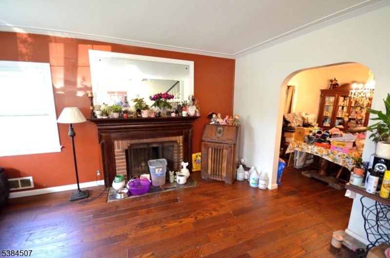 Fireplace, Interior, Wood Texture Flooring