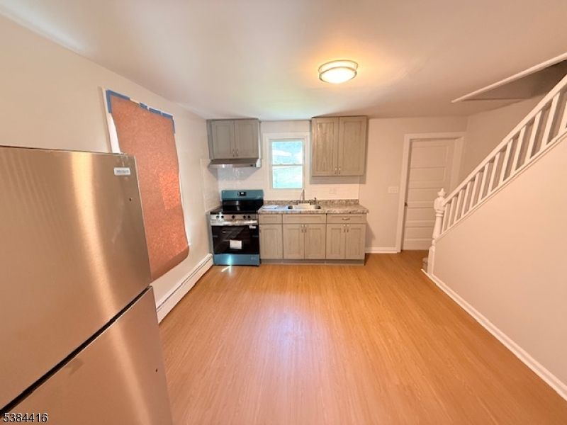 Interior, Kitchen, Wood Texture Flooring