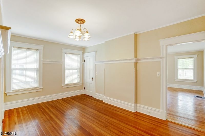 Chandelier, Empty room, Interior, Wood Texture Flooring