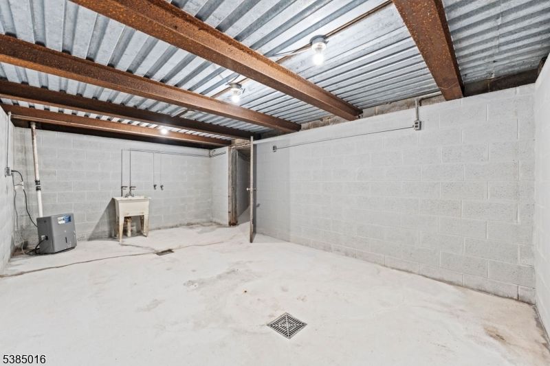 Interior, Stone Walls, Wooden Beams