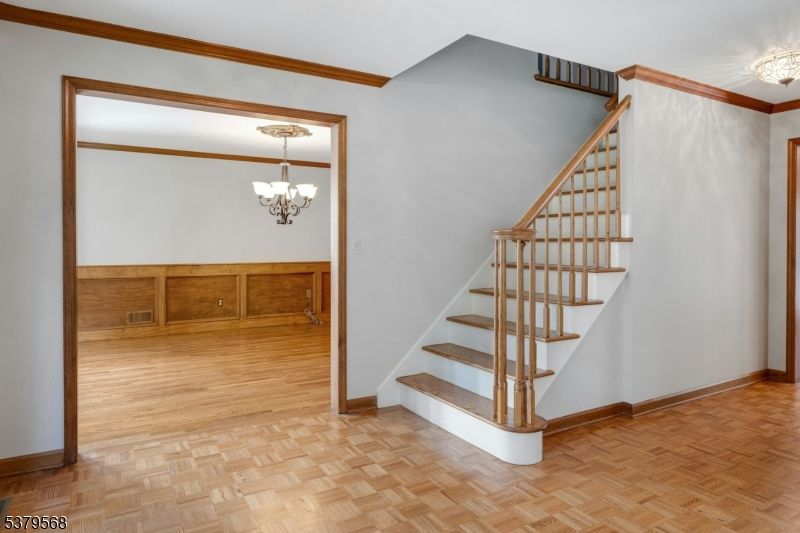 Chandelier, Interior, Wood Texture Flooring