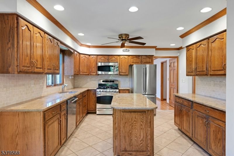Interior, Kitchen, Recessed Lighting, Stainless Steel Appliances
