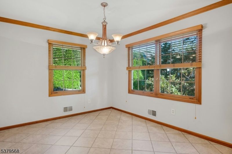 Chandelier, Empty room, Interior
