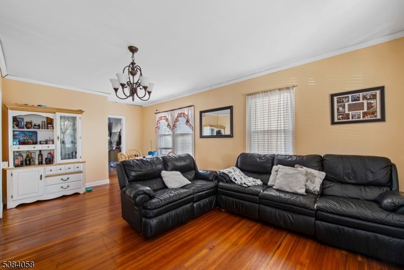 Chandelier, Interior, Living room, Wood Texture Flooring