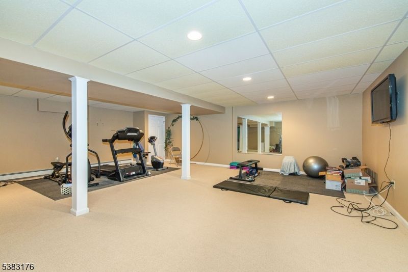 Fitness Equipment, Interior, Recessed Lighting