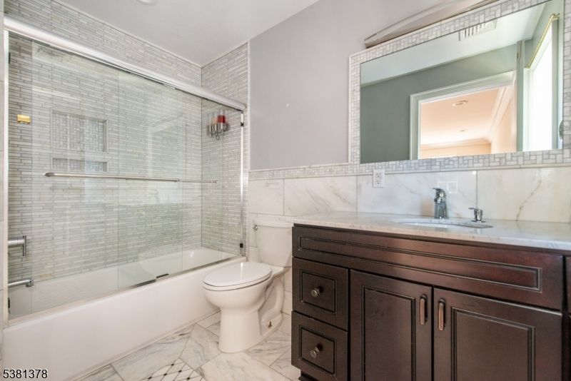 Bathroom, Glass Shower, Interior, Marble, Recessed Lighting