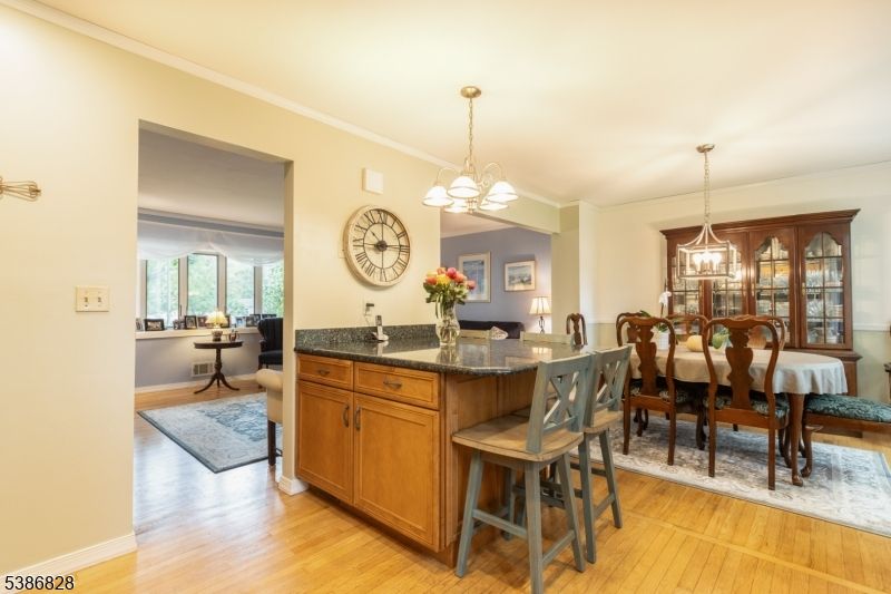 Chandelier, Dining room, Interior, Pendant Lights, Wood Texture Flooring