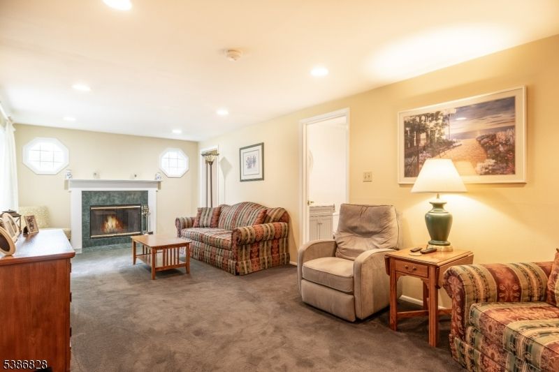 Fireplace, Interior, Living room, Recessed Lighting