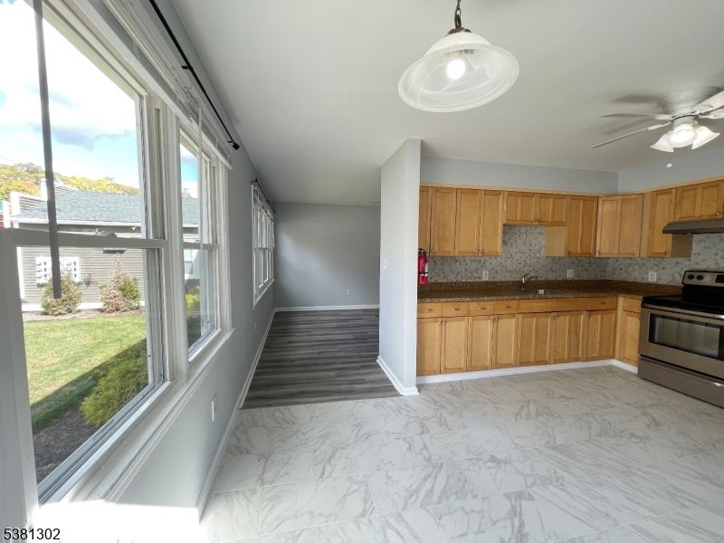 Interior, Kitchen, Marble, Pendant Lights