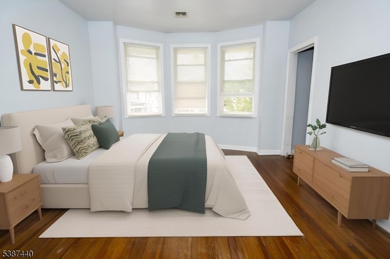 Bedroom, Interior, Wood Texture Flooring