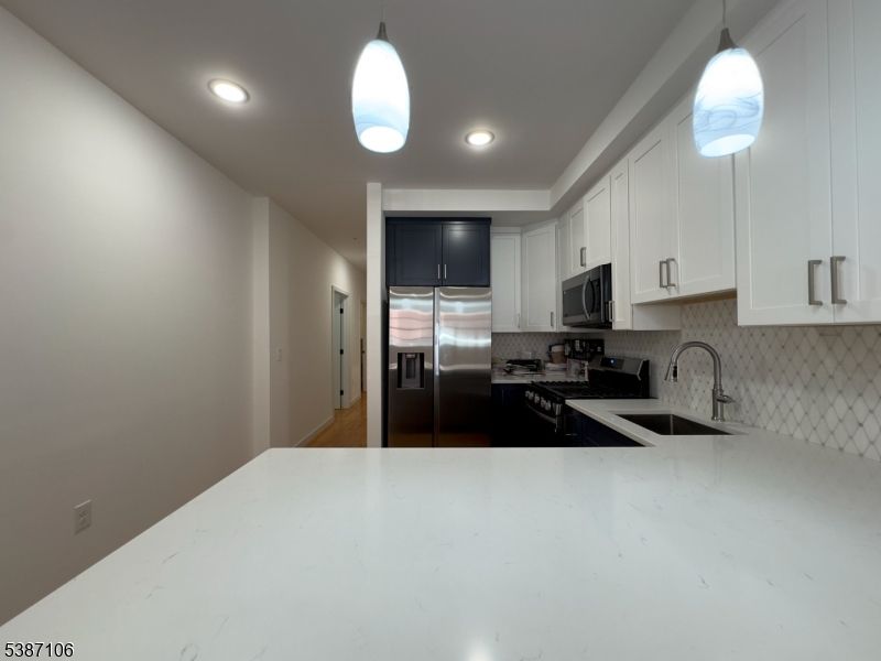 Interior, Kitchen, Recessed Lighting, Stainless Steel Appliances