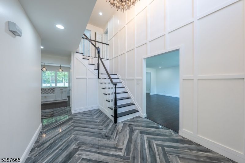 Chandelier, Interior, Pendant Lights, Recessed Lighting, Wood Texture Flooring